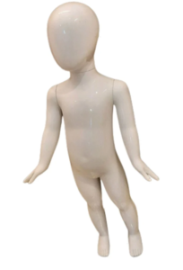 kid standing mannequin